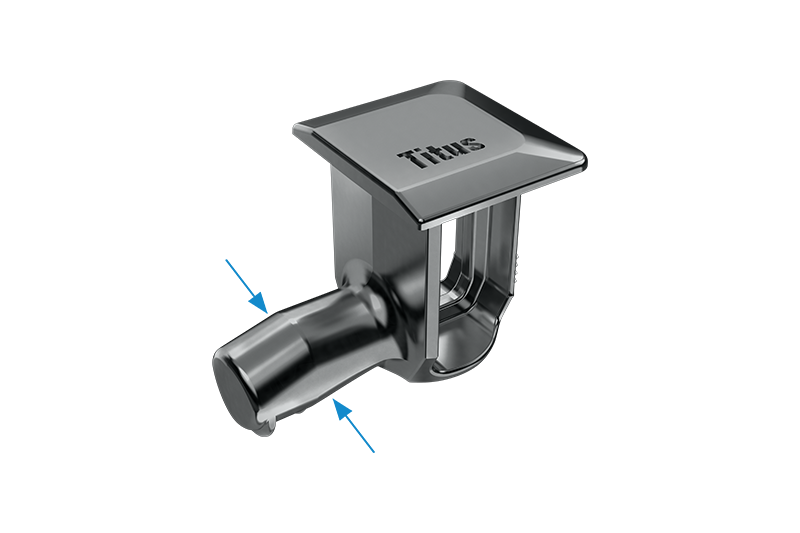 Titus NEW CI Shelf Q Peg Nickel isolated on black blue lines A 800x533